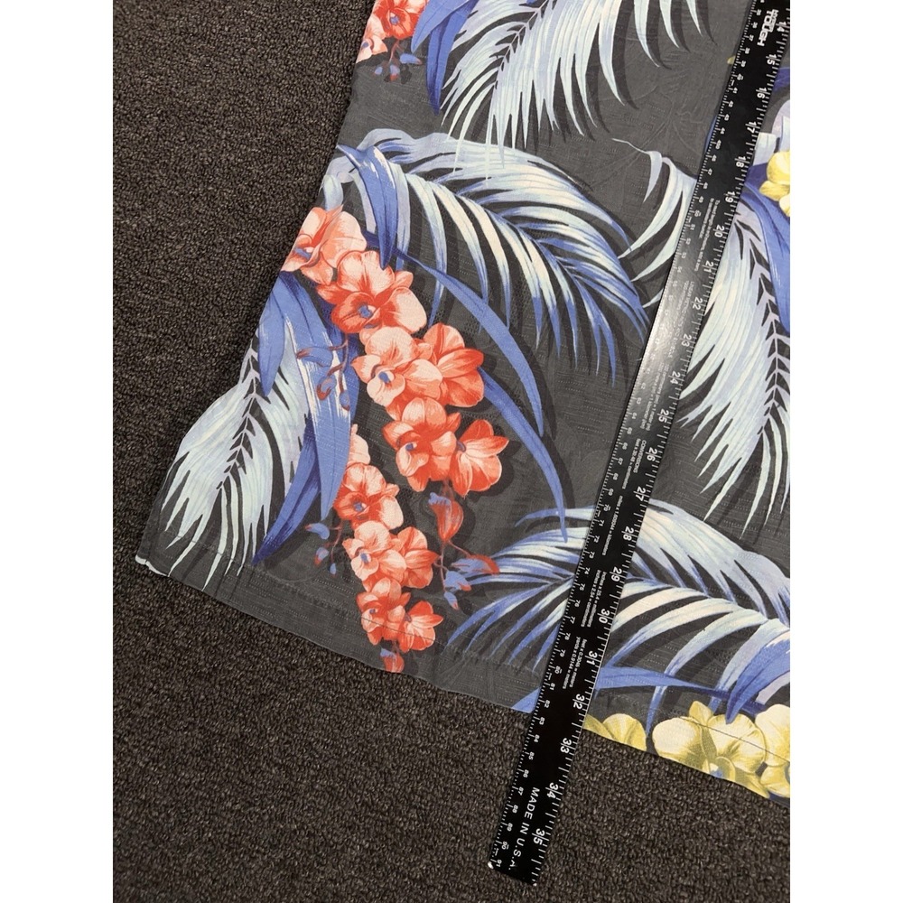 Tommy Bahama Hawaiian Camp Shirt Men 2XL Colorful Floral 100% Silk Button Up - Picture 7 of 8